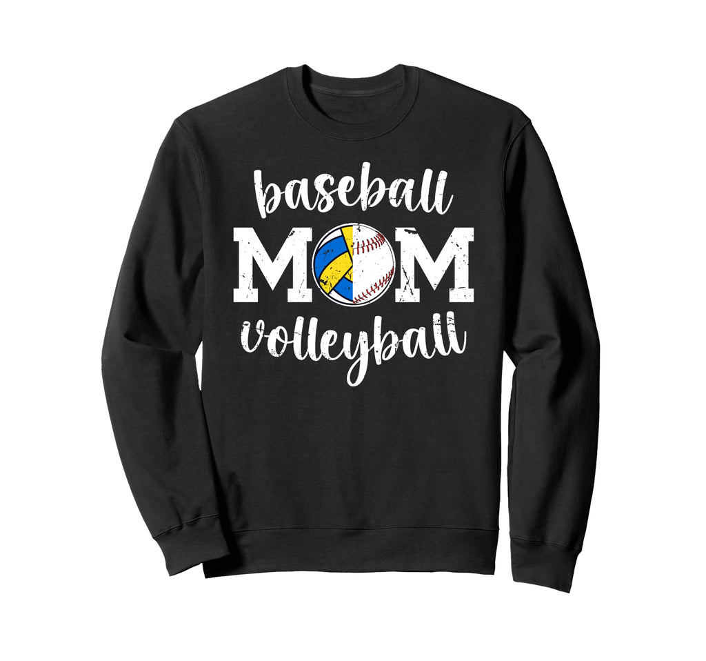 Baseball Volleyball Mom Ballers Sweatshirt - Minimalist Print for Adults - T-Shirt, Sweatshirt, Hoodie