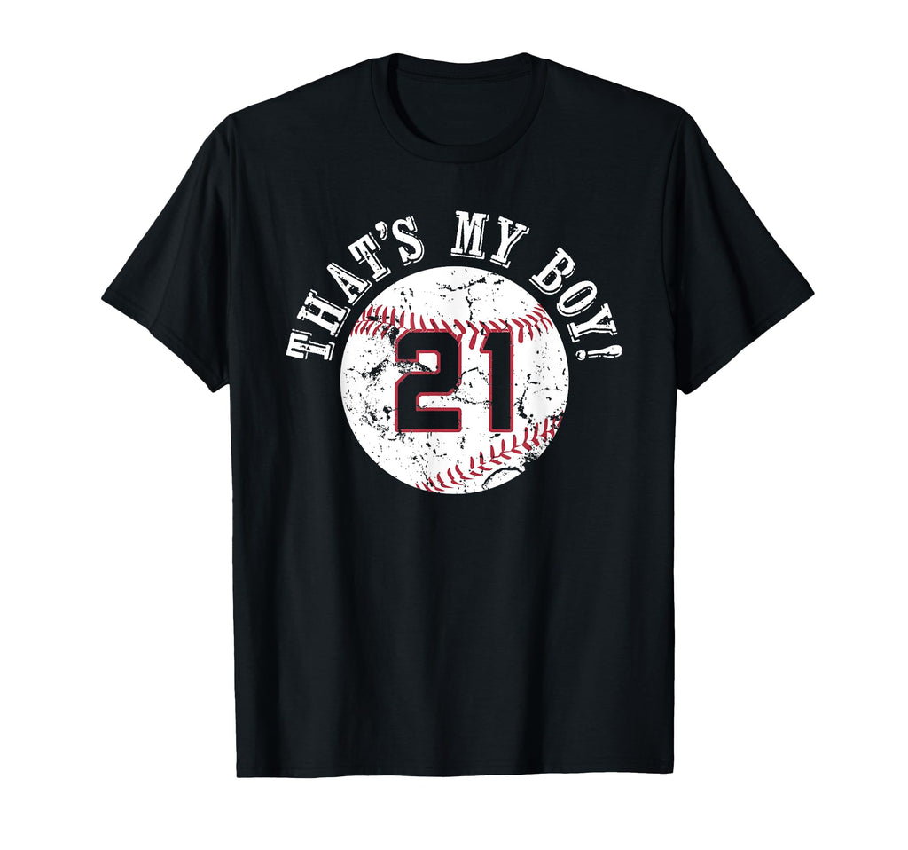 Unique Thats My 21 Baseball Player T-Shirt - Aesthetic Graphic for Adults - T-Shirt, Sweatshirt, Hoodie