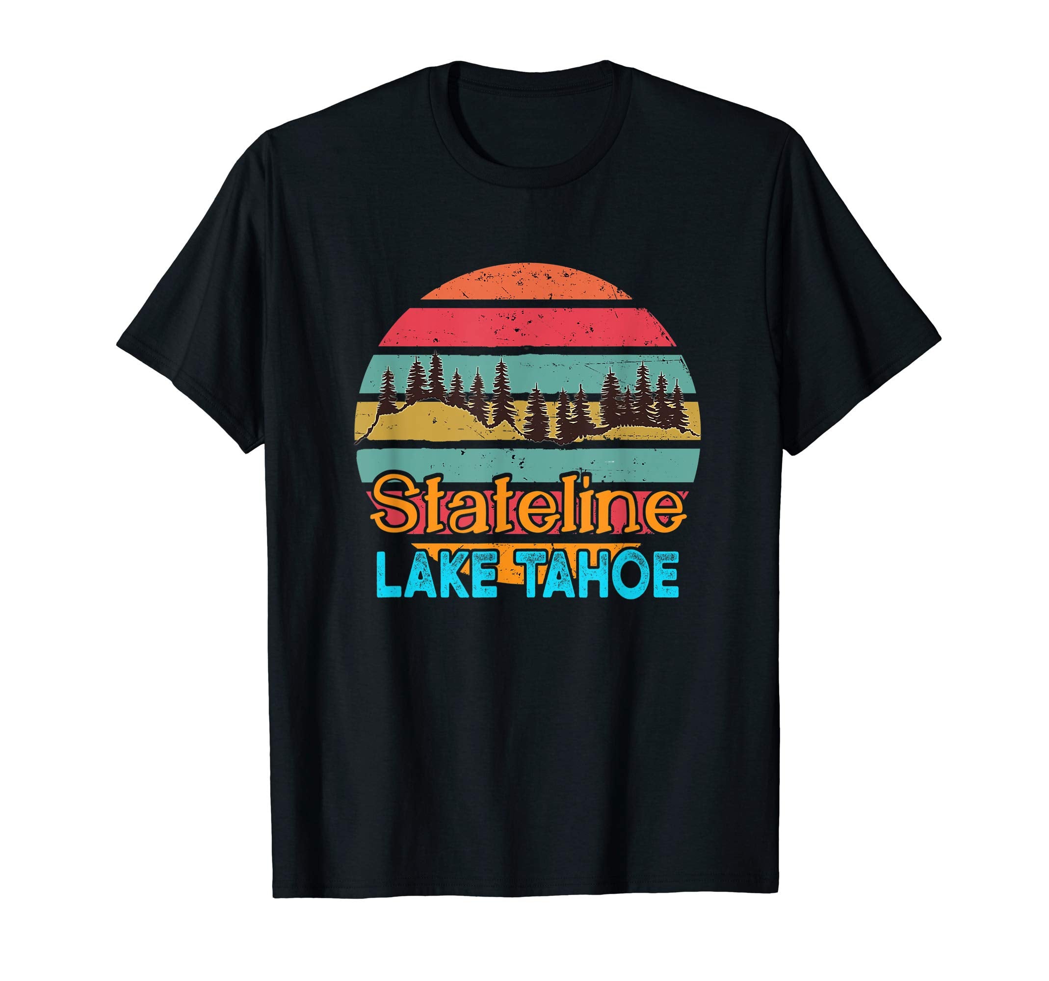 Lake Tahoe Stateline Sunset T-Shirt - Trendy Graphic Unisex - T-Shirt, Sweatshirt, Hoodie