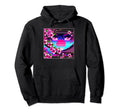 Sakura Synthwave Japanese Vaporwave Hoodie - Custom Art Print Men Women - T-Shirt, Sweatshirt, Hoodie