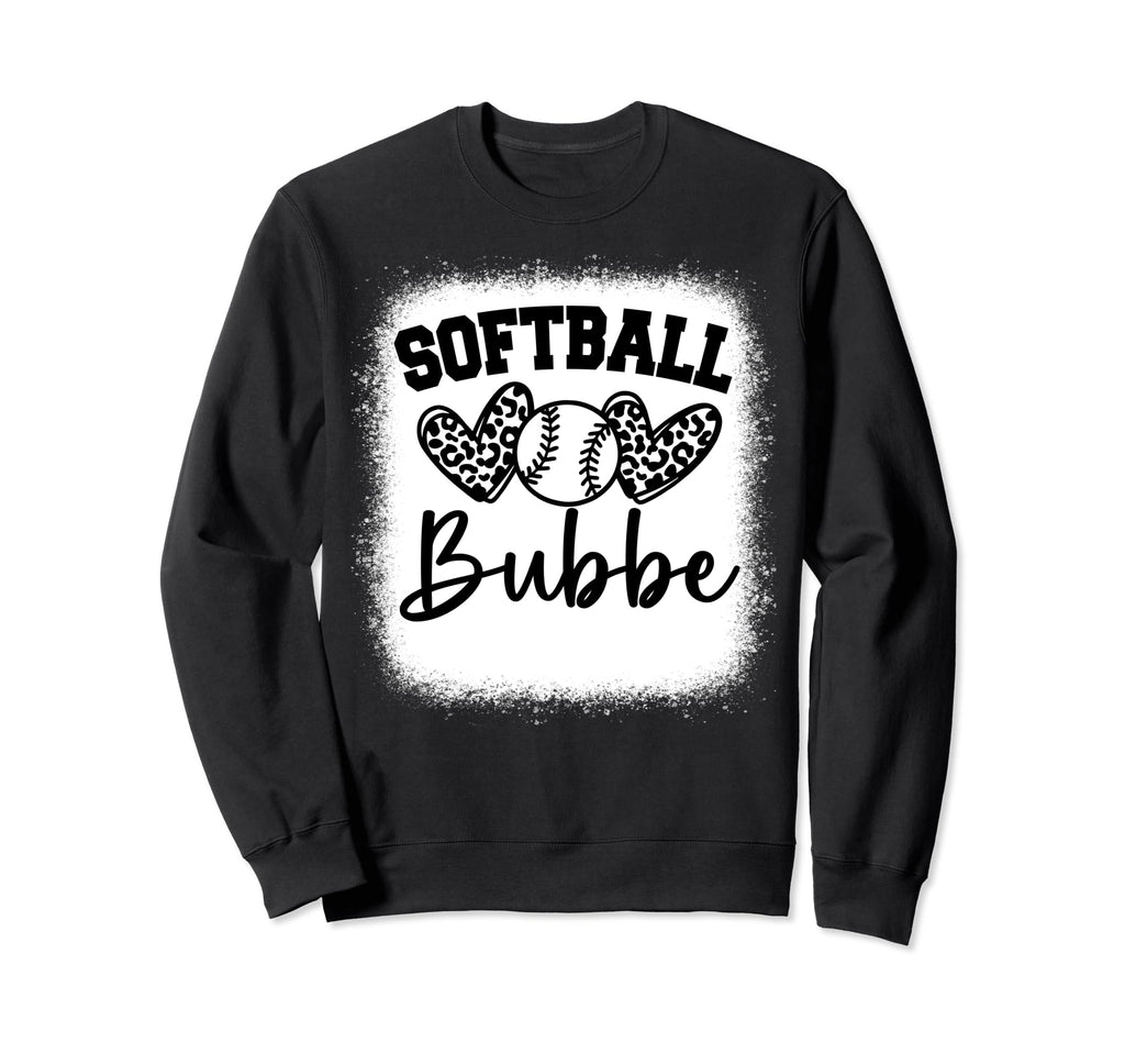 Personalized Baseball Heart Bubbe Sweatshirt - Unique Graphic for Adults - T-Shirt, Sweatshirt, Hoodie