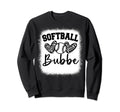Personalized Baseball Heart Bubbe Sweatshirt - Unique Graphic for Adults - T-Shirt, Sweatshirt, Hoodie