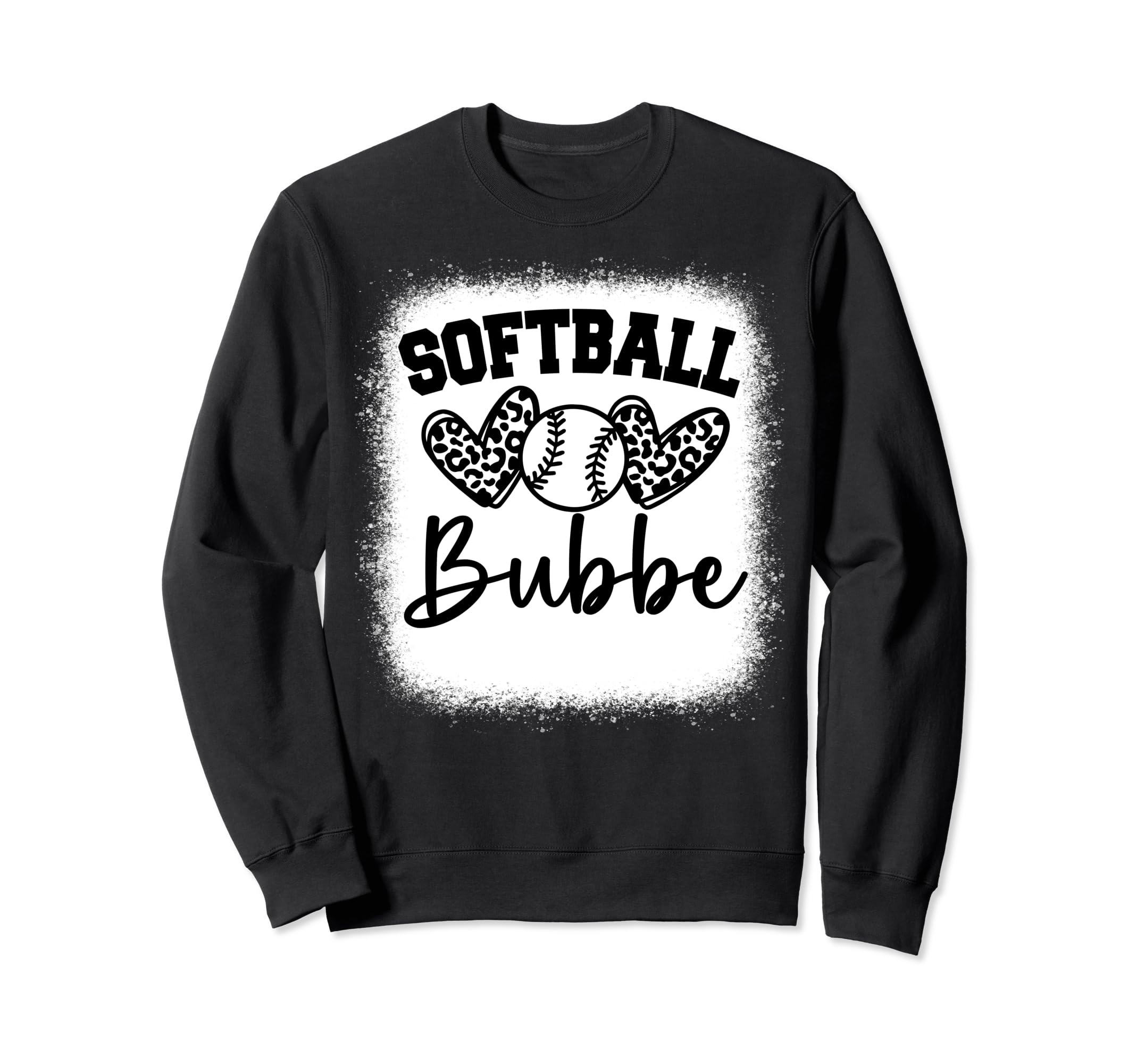 Personalized Baseball Heart Bubbe Sweatshirt - Unique Graphic for Adults - T-Shirt, Sweatshirt, Hoodie