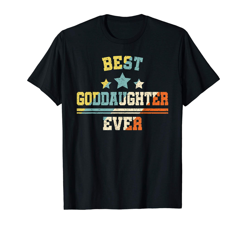 Best Goddaughter Ever Stripes Funny T-Shirt - Unique Graphic Unisex - T-Shirt, Sweatshirt, Hoodie