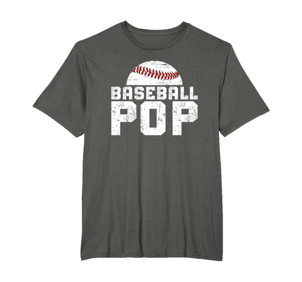 Baseball Pop Grandpa Pop Baseball T-Shirt - Casual Everyday Wear Men Women - T-Shirt, Sweatshirt, Hoodie