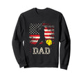 Baseball Dad Sweatshirt - Trendy Graphic Men Women - T-Shirt, Sweatshirt, Hoodie