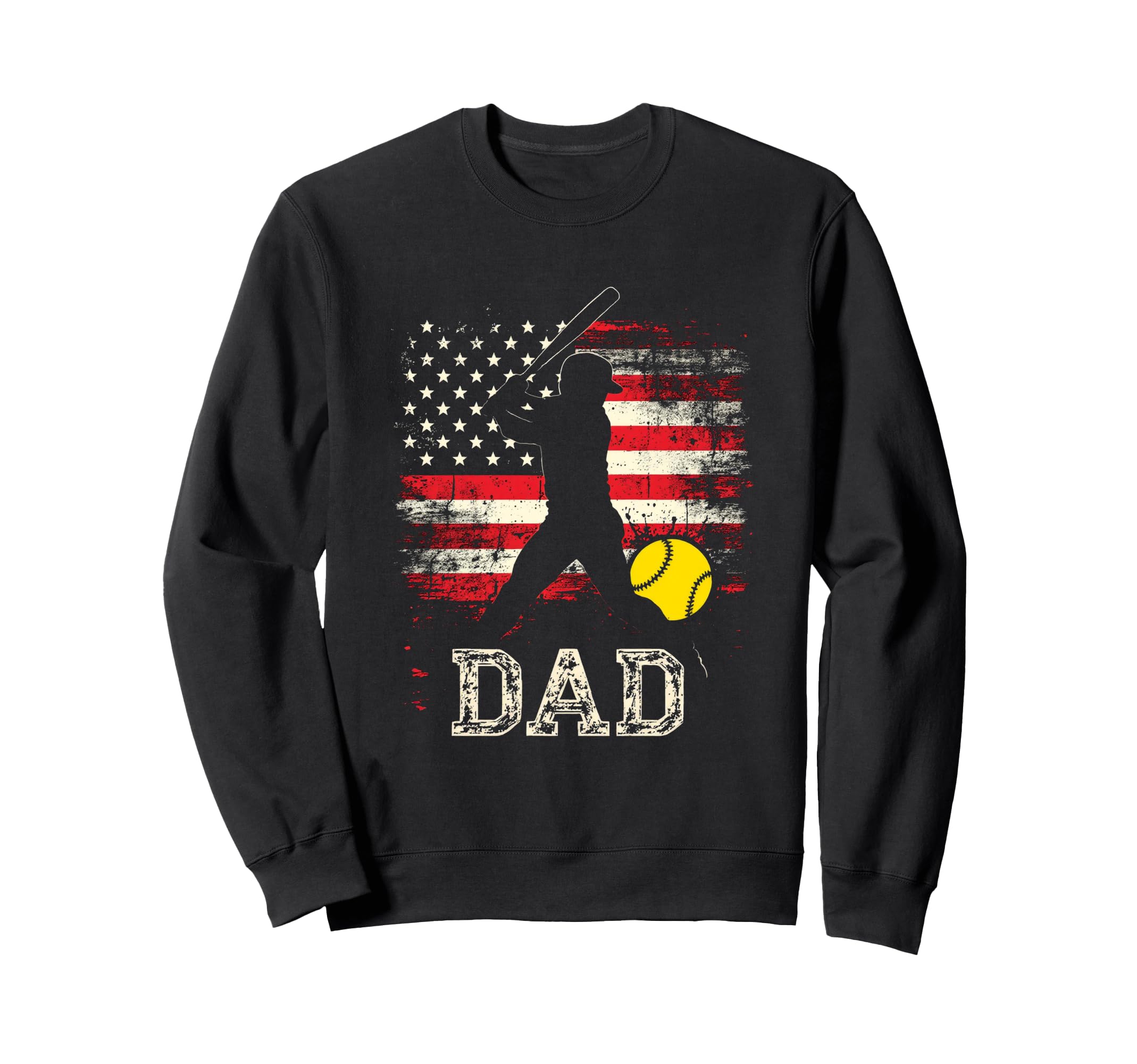 Baseball Dad Sweatshirt - Trendy Graphic Men Women - T-Shirt, Sweatshirt, Hoodie