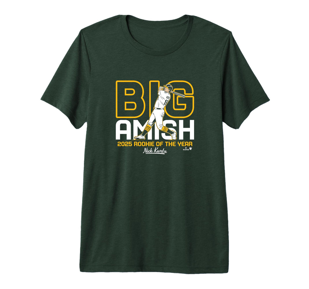 Nick Kurtz Big Amish Rookie Year T-Shirt - Streetwear Style for Adults - T-Shirt, Sweatshirt, Hoodie