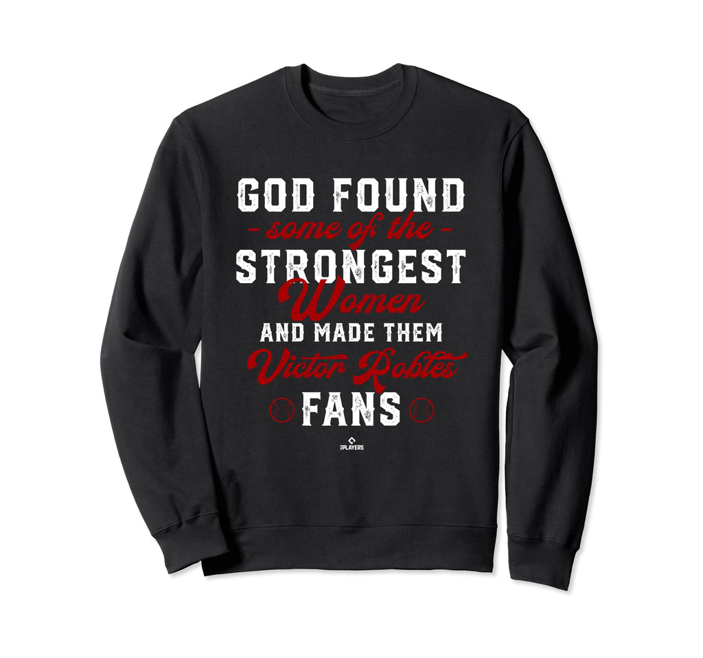 God Found Strongest Victor Sweatshirt - Fun Novelty Design for Adults - T-Shirt, Sweatshirt, Hoodie