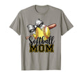 Softball Mama Coquette Bow Game Day T-Shirt - Minimalist Print for Adults - T-Shirt, Sweatshirt, Hoodie