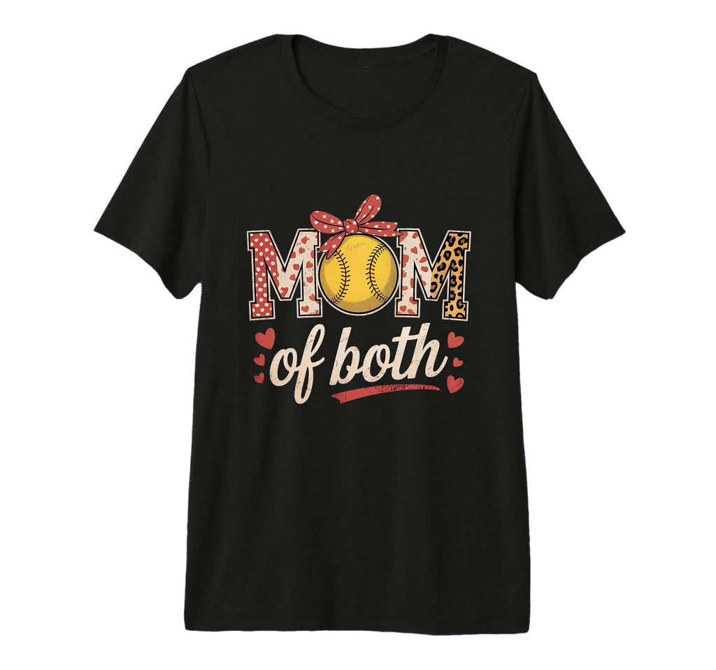 Baseball Mom Both Baseball Mama Coquette T-Shirt - Unique Graphic Unisex - T-Shirt, Sweatshirt, Hoodie
