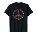Peace Sign Love 60S 70S Hippie Costume T-Shirt - Unique Graphic Men Women - T-Shirt, Sweatshirt, Hoodie