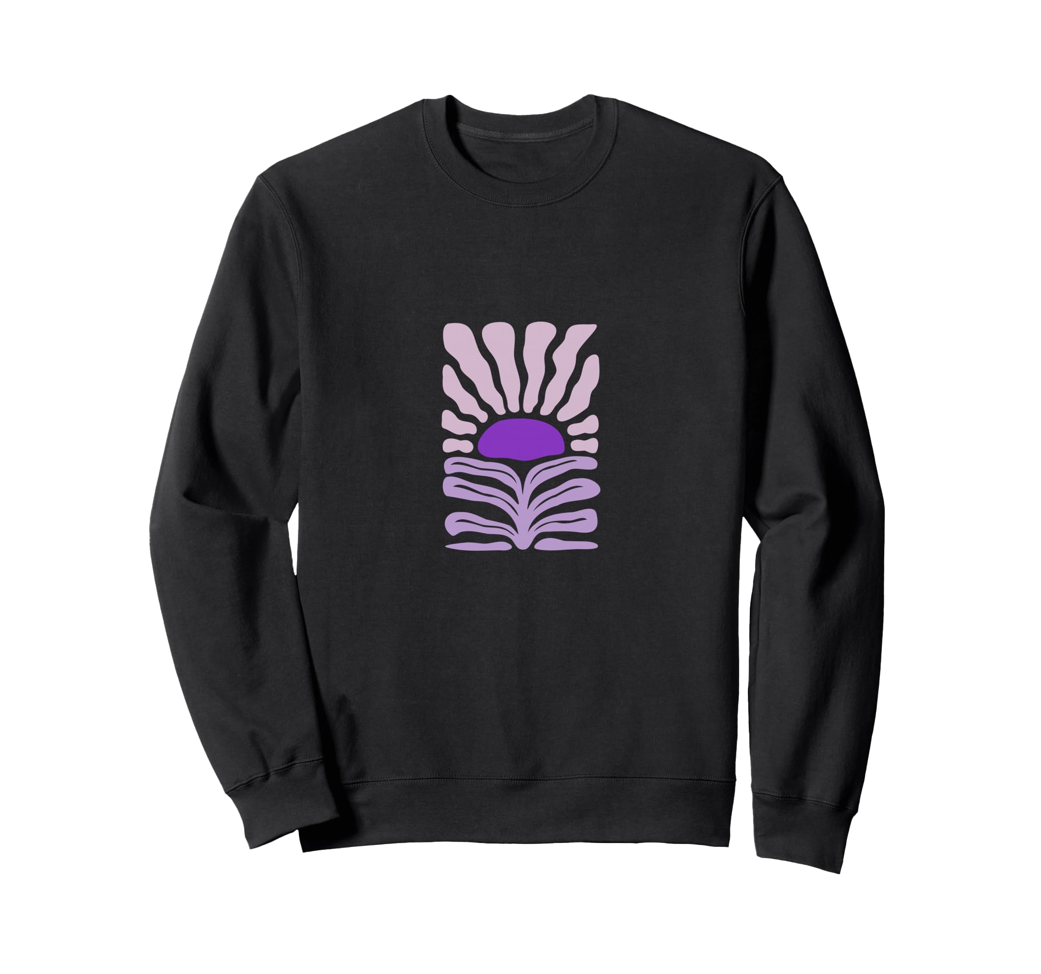 Boho Sunrise Purple Sweatshirt - Trendy Graphic for Adults - T-Shirt, Sweatshirt, Hoodie