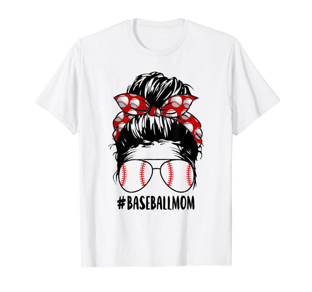 Baseball Mom Hair Baseball Sunglasses T-Shirt - Streetwear Style Unisex - T-Shirt, Sweatshirt, Hoodie