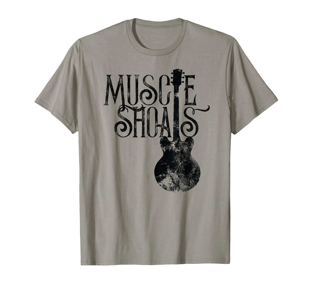 Muscle Shoals Alabama Guitar T-Shirt - Fun Novelty Design Men Women - T-Shirt, Sweatshirt, Hoodie