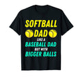 Mens Softball Dad Like Baseball Dad T-Shirt - Fun Novelty Design Men Women - T-Shirt, Sweatshirt, Hoodie