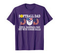 Softball Dad Like Baseball Dad But T-Shirt - Minimalist Print for Adults - T-Shirt, Sweatshirt, Hoodie
