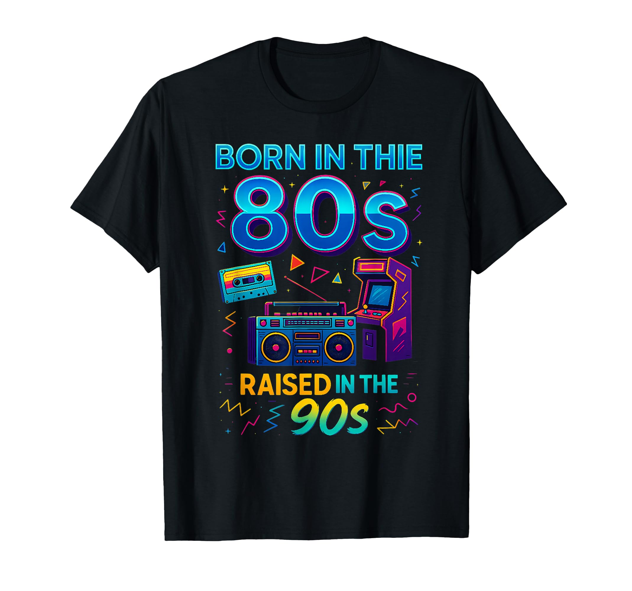 Throwback 80S 90S Nostalgia Hoodie - Novelty Apparel Unisex - T-Shirt, Sweatshirt, Hoodie