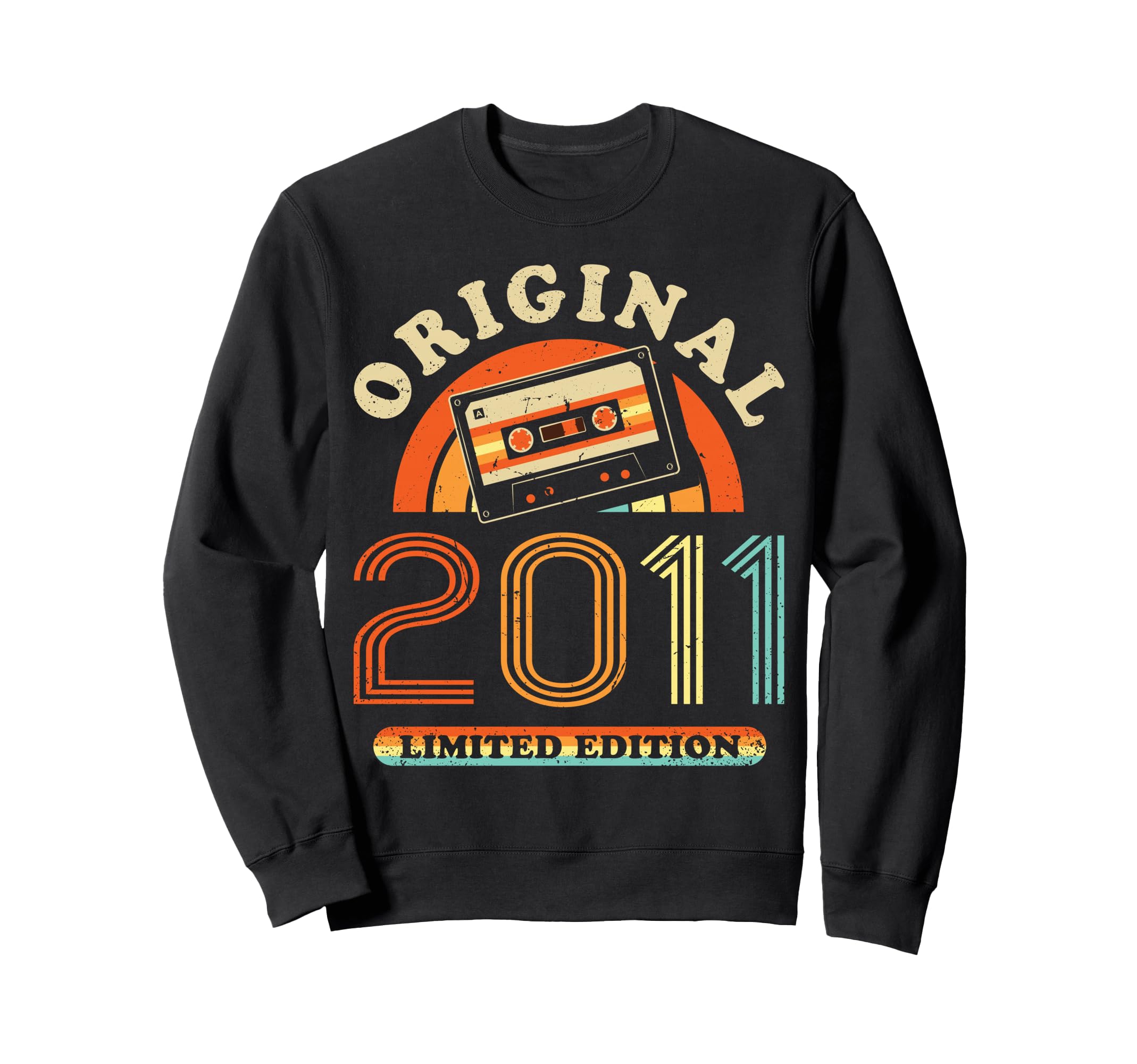2011 Cassette Tape 15Th Birthday Sweatshirt - Streetwear Style Unisex - T-Shirt, Sweatshirt, Hoodie