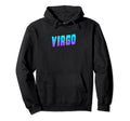 Virgo Blue Purple Zodiac Sign Hoodie - Minimalist Print for Adults - T-Shirt, Sweatshirt, Hoodie