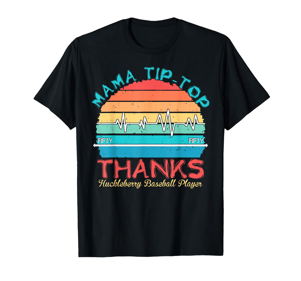 Baseball Mama Tiptop Fifty Thanks T-Shirt - Minimalist Print Men Women - T-Shirt, Sweatshirt, Hoodie