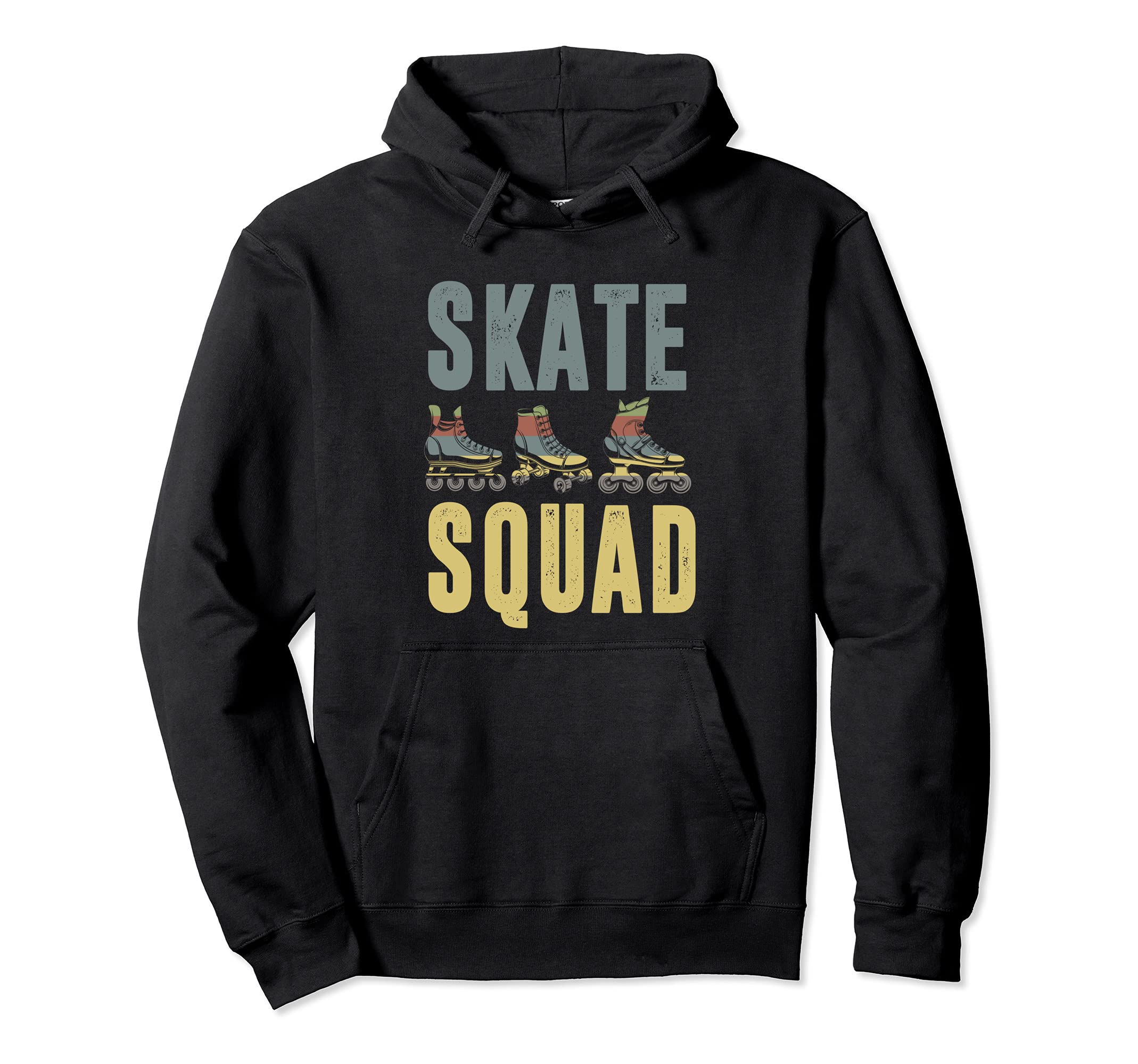 Roller Skater Skate Squad Roller Skating Hoodie - Minimalist Print Unisex - T-Shirt, Sweatshirt, Hoodie