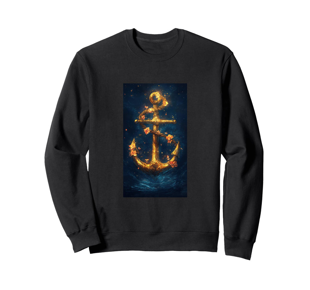 Gothic Cross Grunge Aesthetic Sweatshirt - Fun Novelty Design for Adults - T-Shirt, Sweatshirt, Hoodie