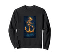 Gothic Cross Grunge Aesthetic Sweatshirt - Fun Novelty Design for Adults - T-Shirt, Sweatshirt, Hoodie