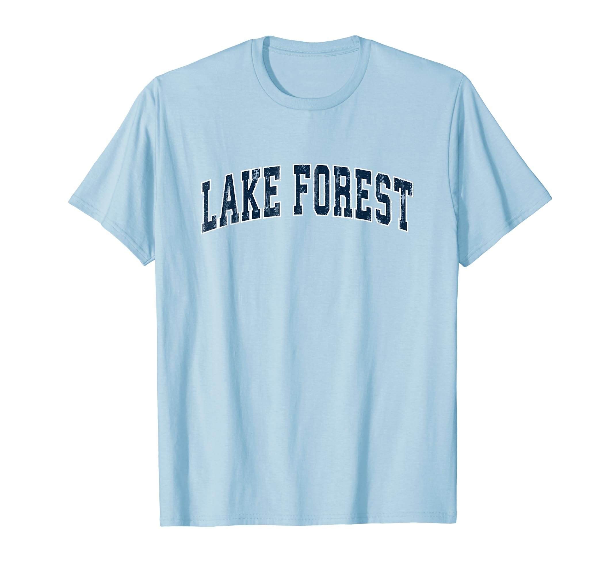 Lake Forest Illinois Il Sports Navy T-Shirt - Trendy Graphic Unisex - T-Shirt, Sweatshirt, Hoodie