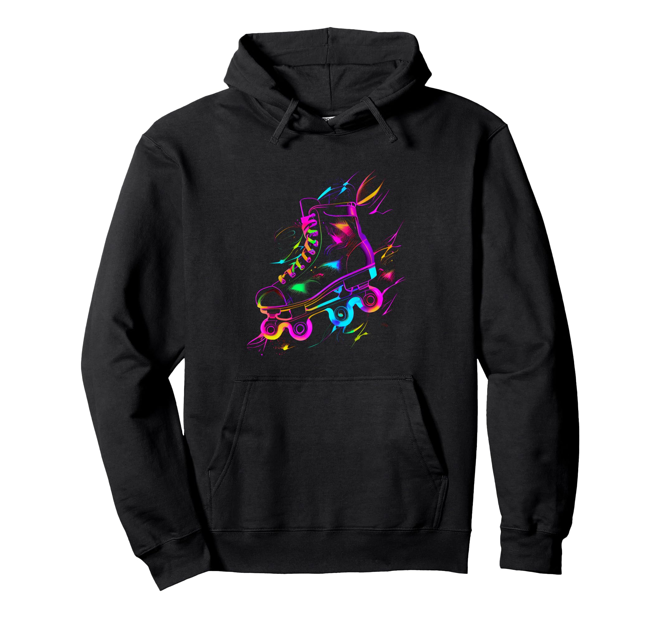 Roller Skates 80S 90S Outfit 80S Party Hoodie - Fun Novelty Design Unisex - T-Shirt, Sweatshirt, Hoodie