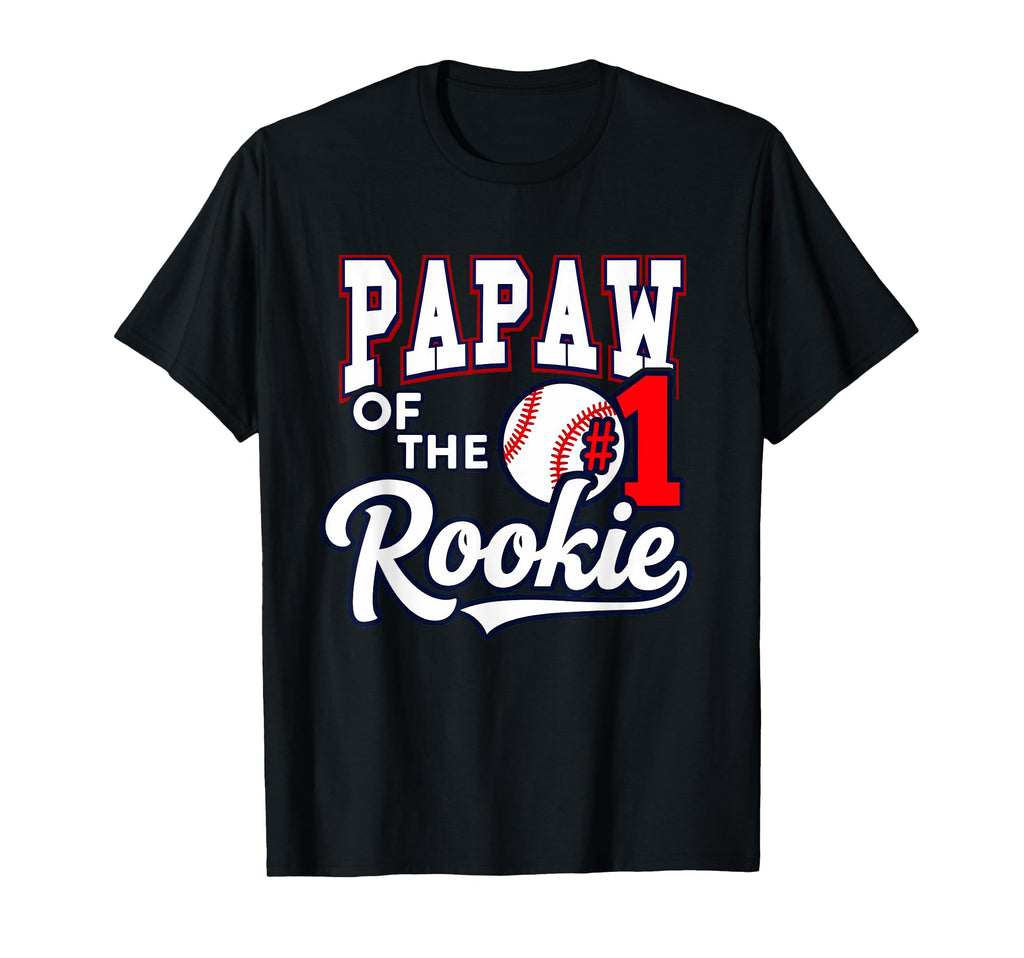 Grandpa Papaw Number 1 Rookie Baseball T-Shirt - Trendy Graphic Men Women - T-Shirt, Sweatshirt, Hoodie