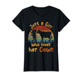 Just Who Loves Her Cows Sunset T-Shirt - Streetwear Style Men Women - T-Shirt, Sweatshirt, Hoodie
