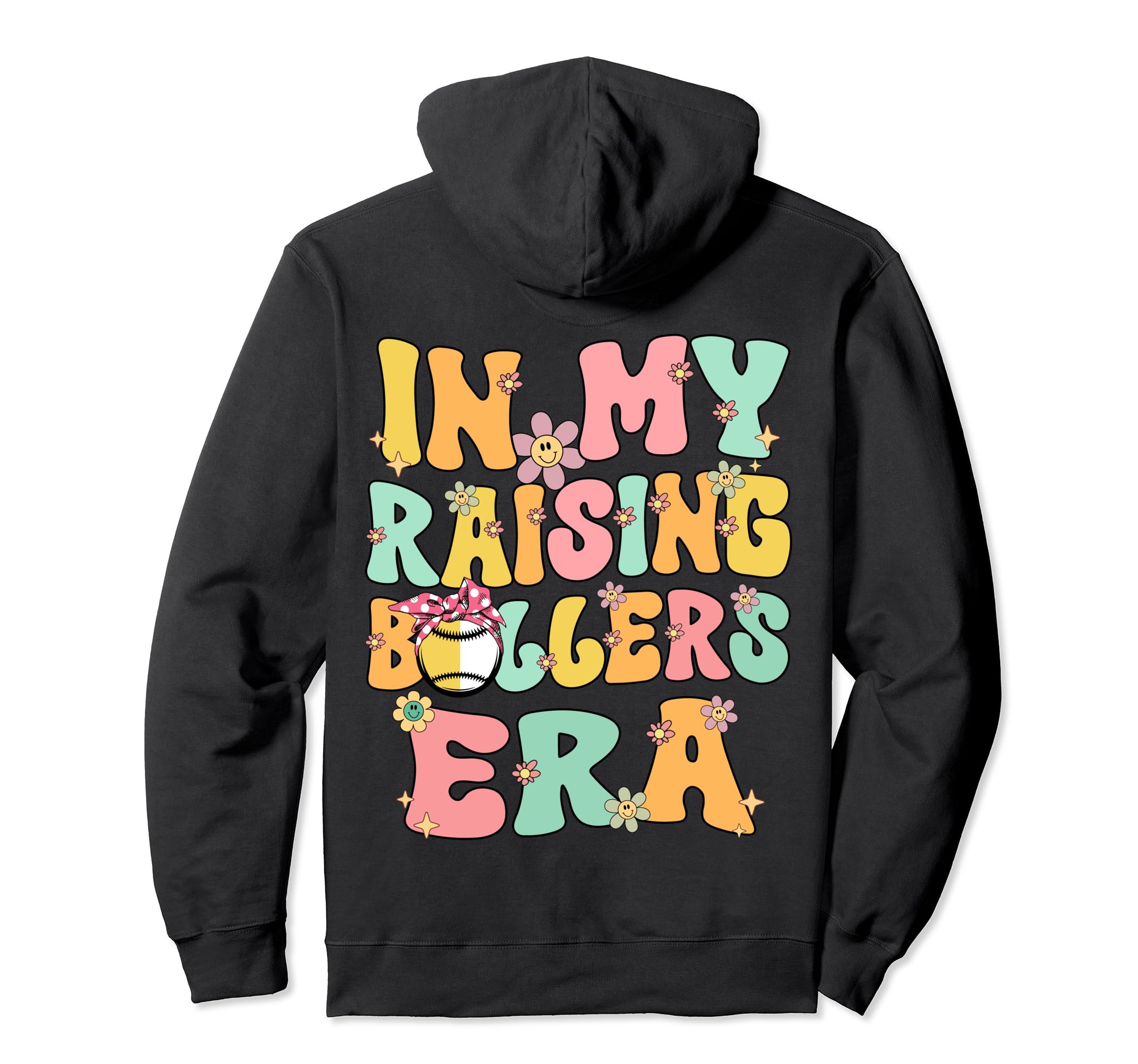 My Raising Baller Era Baseball Hoodie - Casual Everyday Wear Unisex - T-Shirt, Sweatshirt, Hoodie