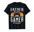 Mens Father Day Gamer Night Video T-Shirt - Novelty Apparel for Adults - T-Shirt, Sweatshirt, Hoodie