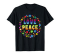 Peace Sign Love 70S Hippie Costume T-Shirt - Aesthetic Graphic Men Women - T-Shirt, Sweatshirt, Hoodie