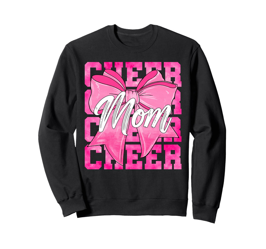 Cheer Mom Funny Mothers Day Coquette Sweatshirt - Trendy Graphic Unisex - T-Shirt, Sweatshirt, Hoodie