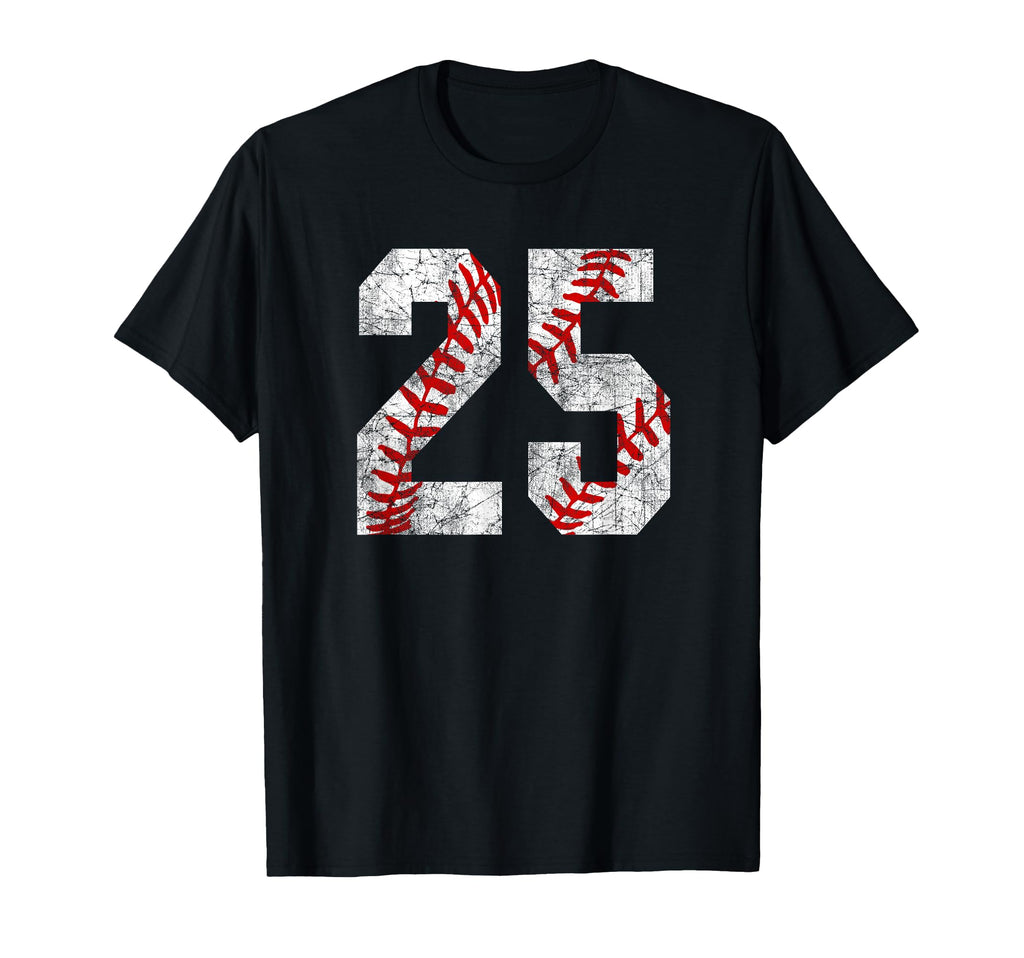 Baseball Mom 25 Jersey Baseball T-Shirt - Custom Art Print for Adults - T-Shirt, Sweatshirt, Hoodie