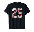 Baseball Mom 25 Jersey Baseball T-Shirt - Custom Art Print for Adults - T-Shirt, Sweatshirt, Hoodie