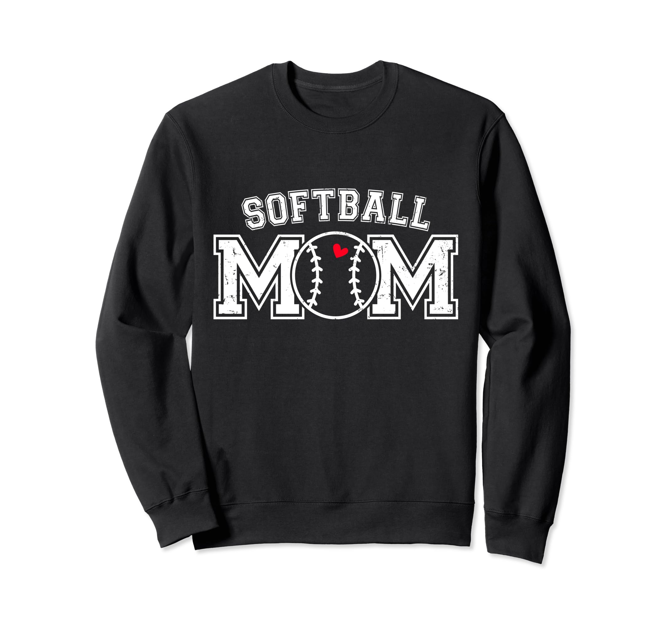 Softball Mom Baseball Love Sweatshirt - Fun Novelty Design Men Women - T-Shirt, Sweatshirt, Hoodie