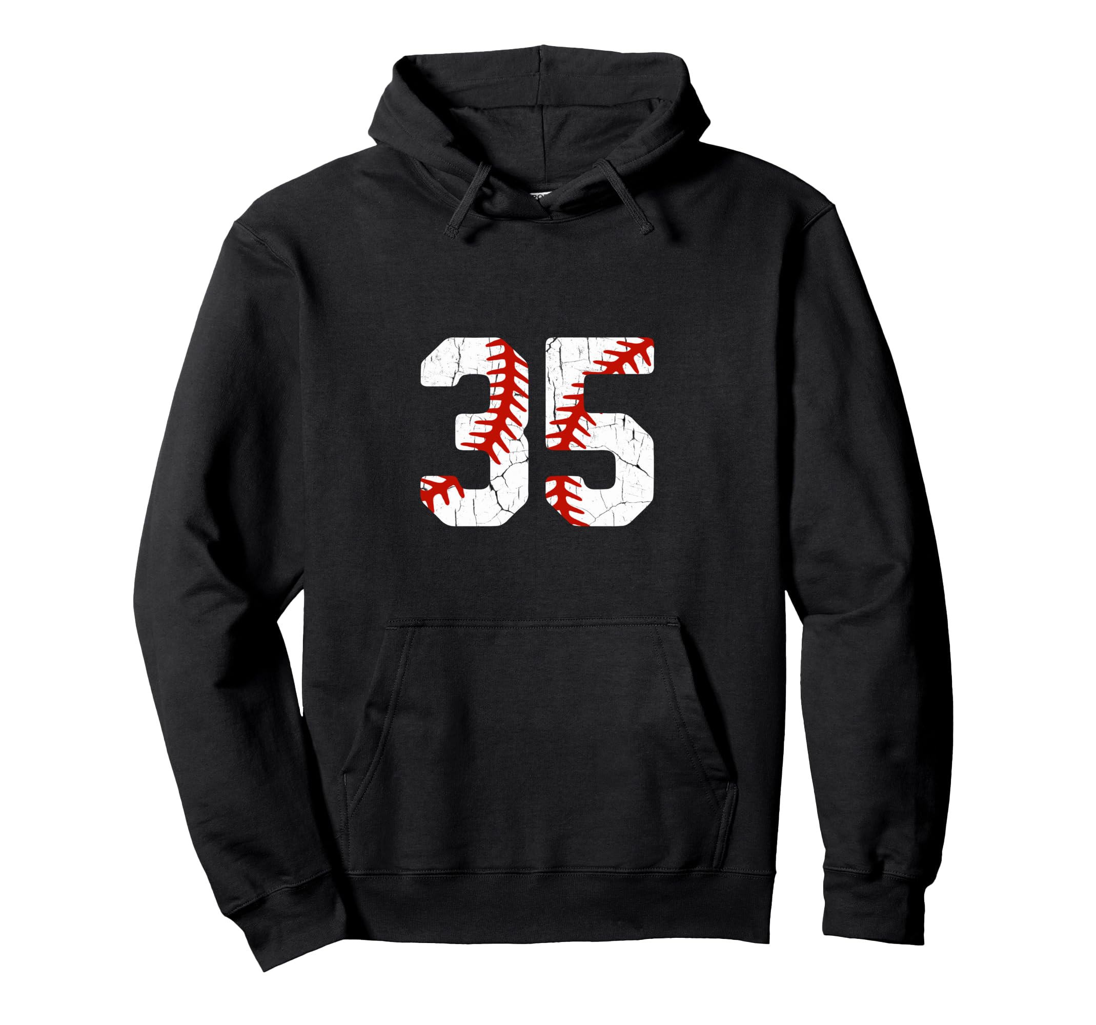 Baseball Player Jersey Number 35 35 Hoodie - Custom Art Print Men Women - T-Shirt, Sweatshirt, Hoodie