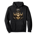 Bigfoot Rock Sasquatch Heavy Metal Rocker Hoodie - Unique Graphic Unisex - T-Shirt, Sweatshirt, Hoodie