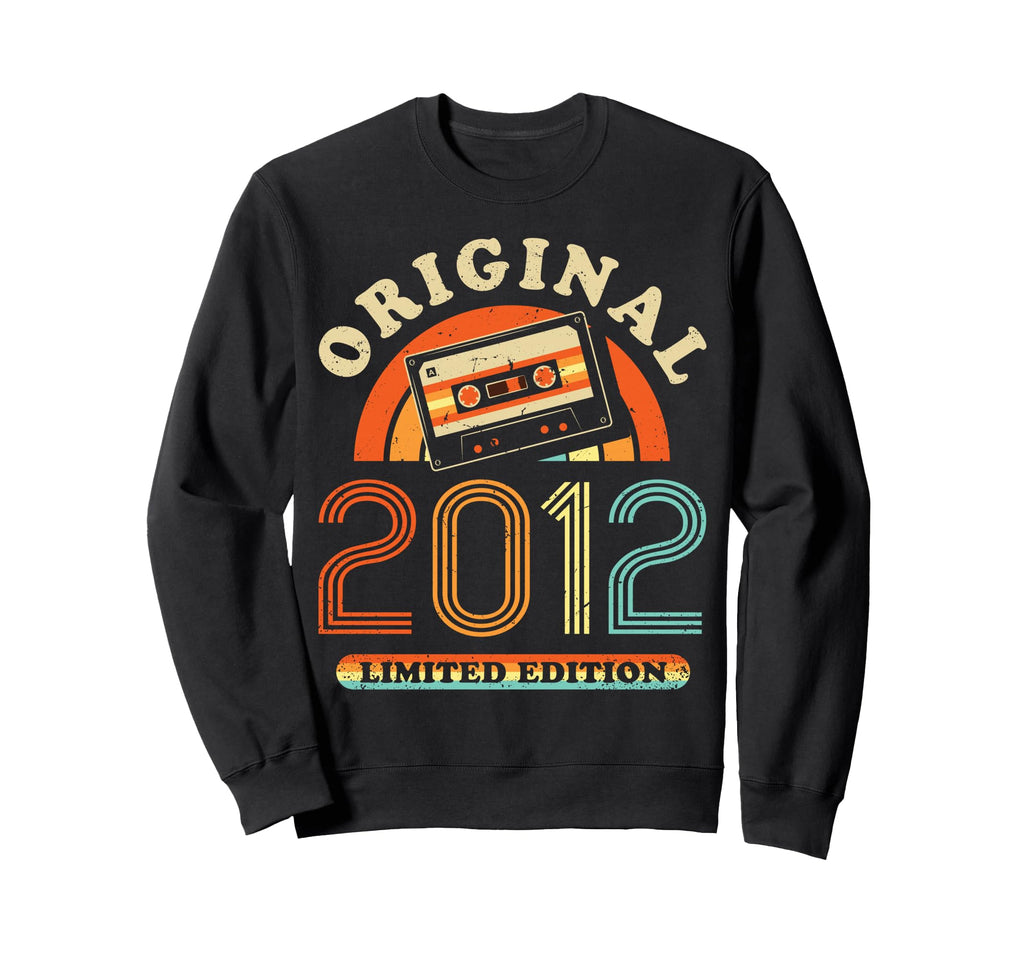 2012 Cassette Tape 14Th Birthday Sweatshirt - Minimalist Print for Adults - T-Shirt, Sweatshirt, Hoodie