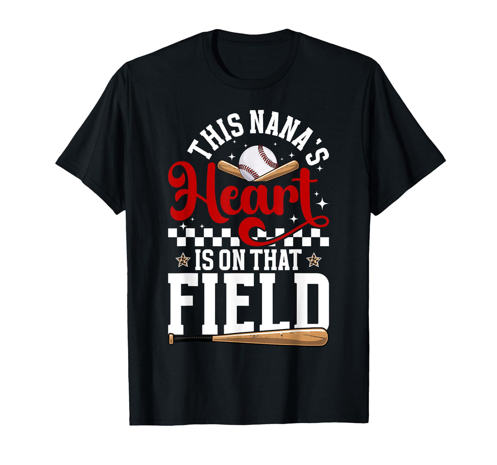That Field Baseball Nana Baseball T-Shirt - Minimalist Print for Adults - T-Shirt, Sweatshirt, Hoodie