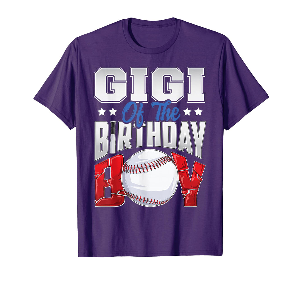 Gigi Baseball Birthday Family Baller B T-Shirt - Unique Graphic Men Women - T-Shirt, Sweatshirt, Hoodie