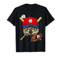 Owl Baseball Owl Lovers Baseball T-Shirt - Casual Everyday Wear Unisex - T-Shirt, Sweatshirt, Hoodie