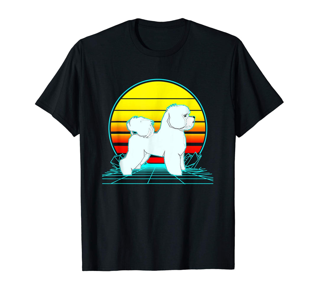 Sunset Bichon T-Shirt - Unique Graphic Unisex - T-Shirt, Sweatshirt, Hoodie