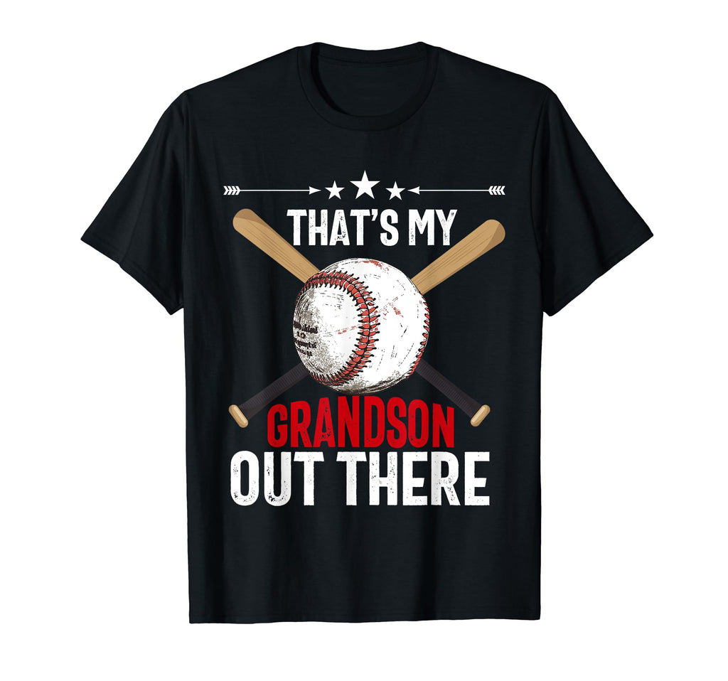Thats My Grandson Out There Baseball T-Shirt - Minimalist Print Unisex - T-Shirt, Sweatshirt, Hoodie