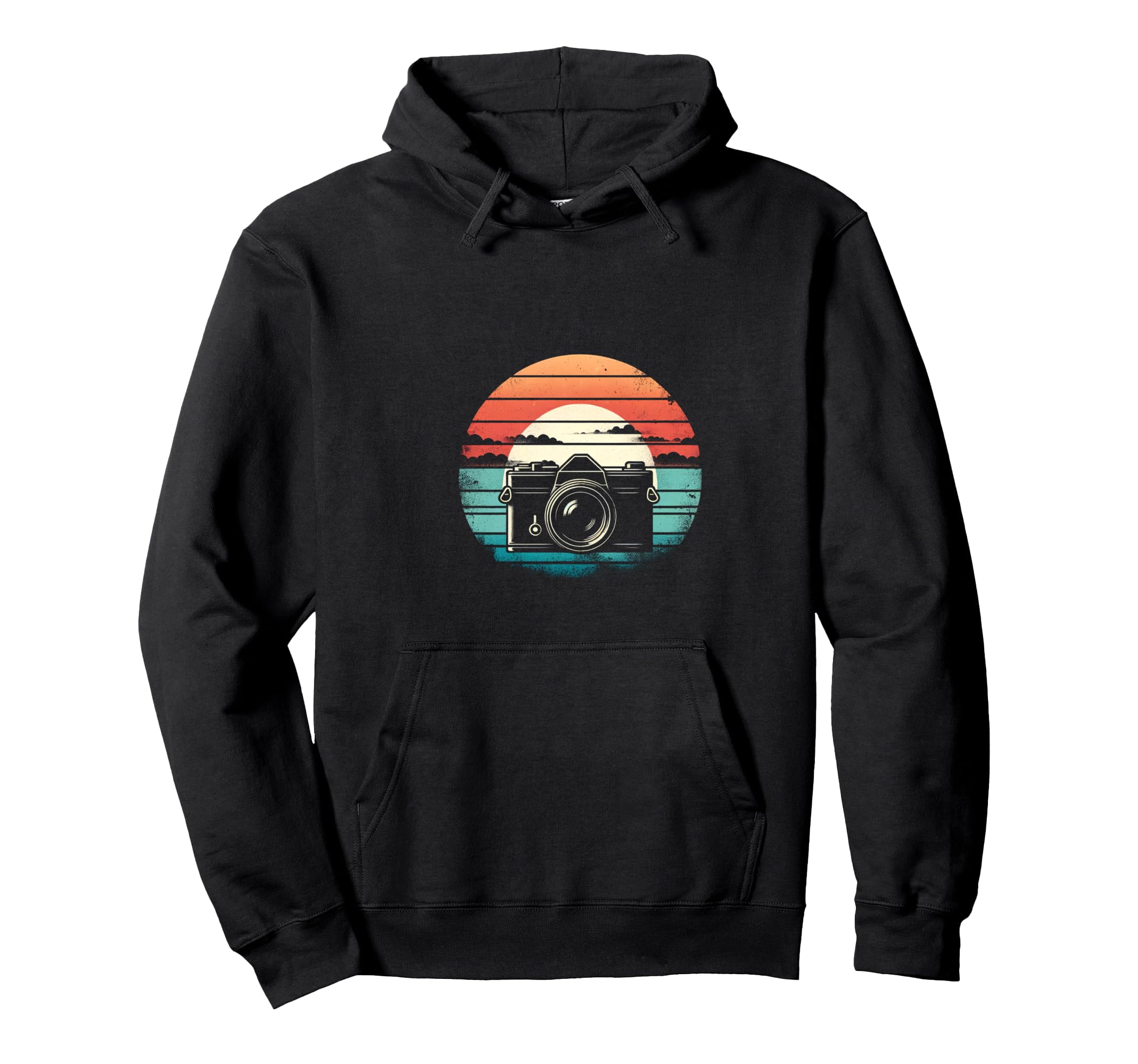 Camera Sunset Hoodie - Novelty Apparel for Adults - T-Shirt, Sweatshirt, Hoodie