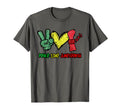 Peace Love Juneteenth Sweatshirt - Minimalist Print Unisex - T-Shirt, Sweatshirt, Hoodie