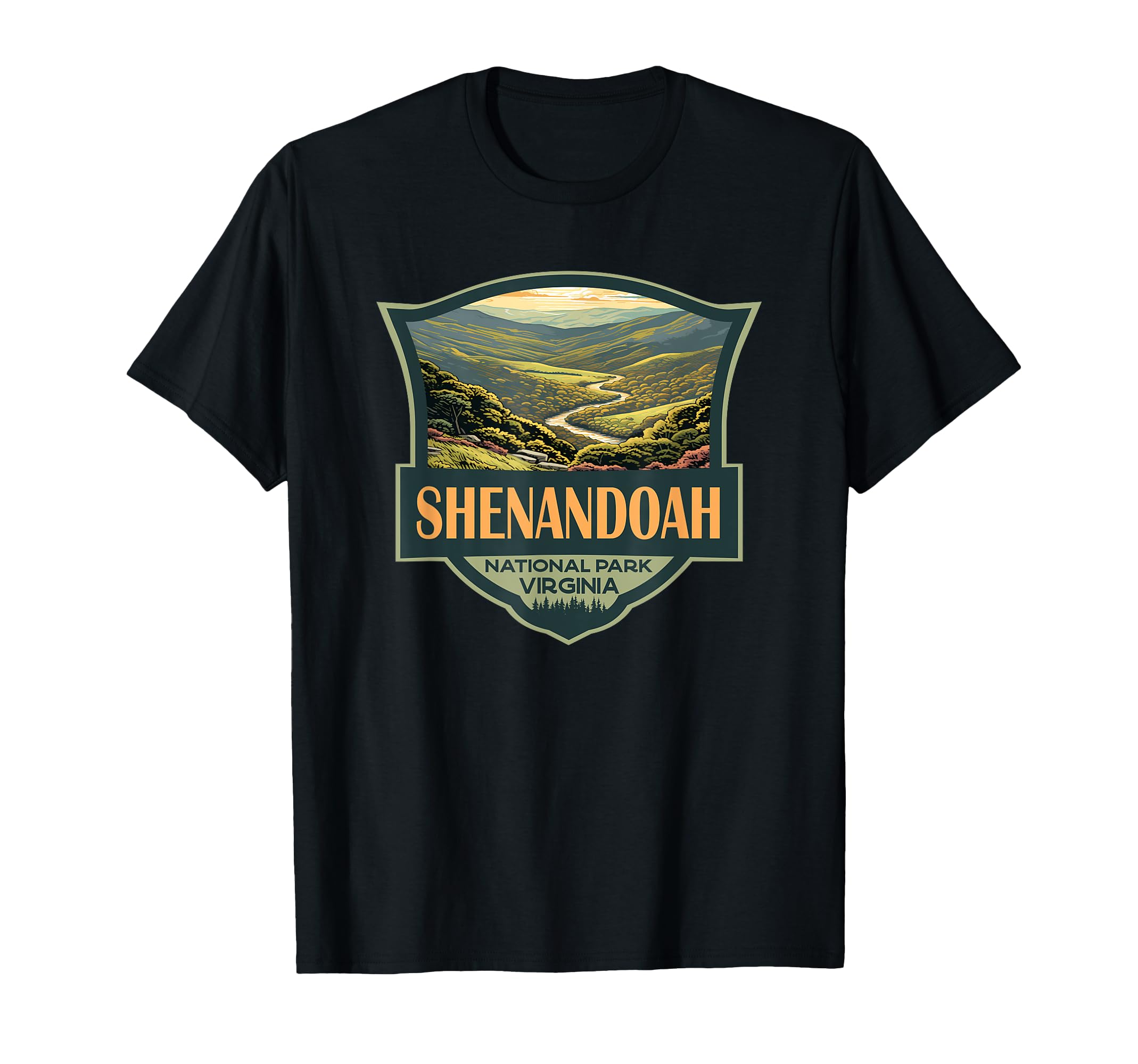 Shenandoah National Park T-Shirt - Minimalist Print for Adults - T-Shirt, Sweatshirt, Hoodie